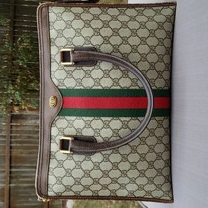 AUTHENTIC PRELOVED VINTAGE GUCCI BAG/BRIEF CASE